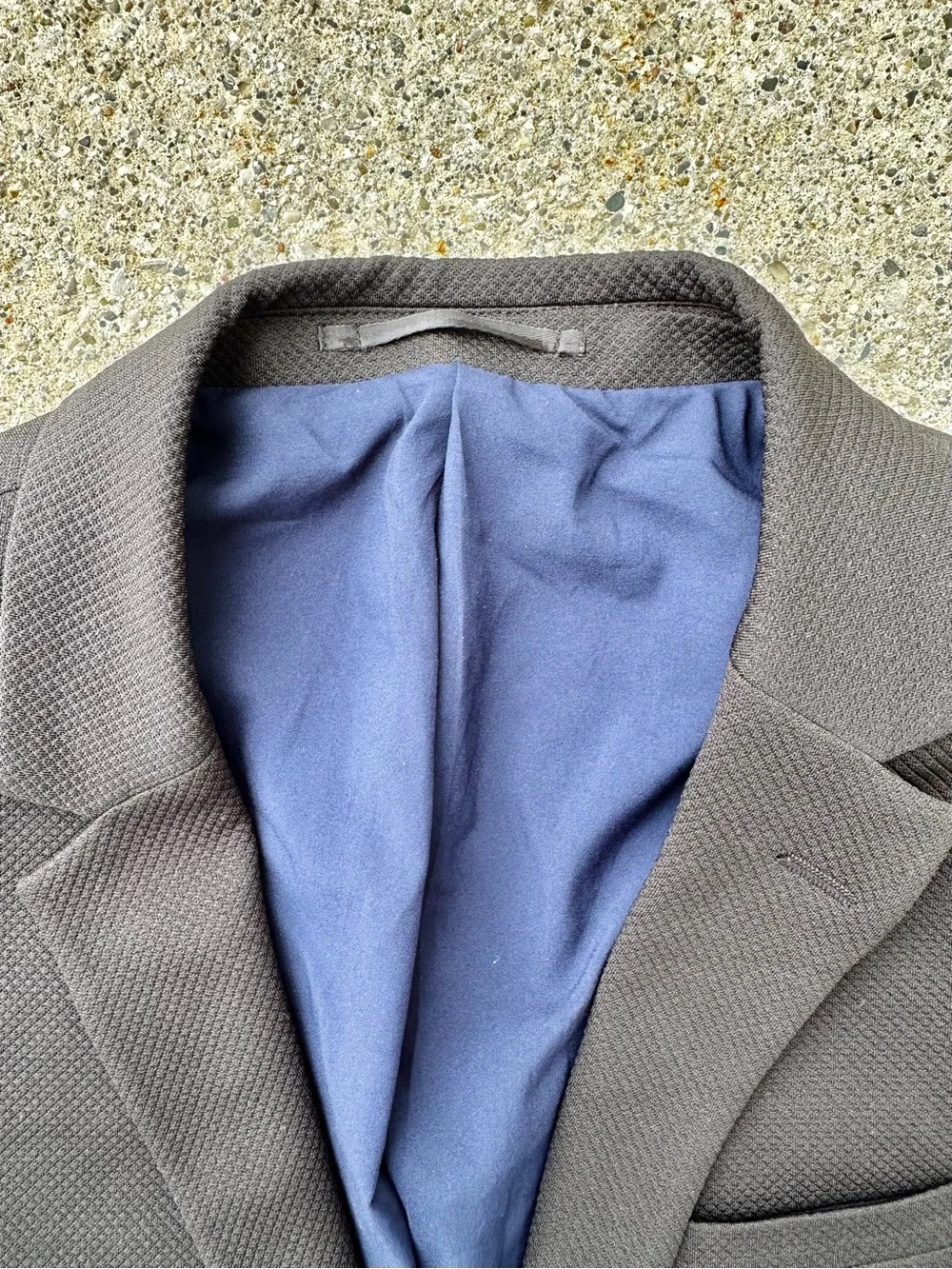 VAN HEUSEN Fashion Formals Ultra Slim Fit Black Two-Button Blazer Sport Coat, S